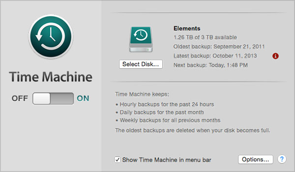 Mac Time Machine App Does Not Open