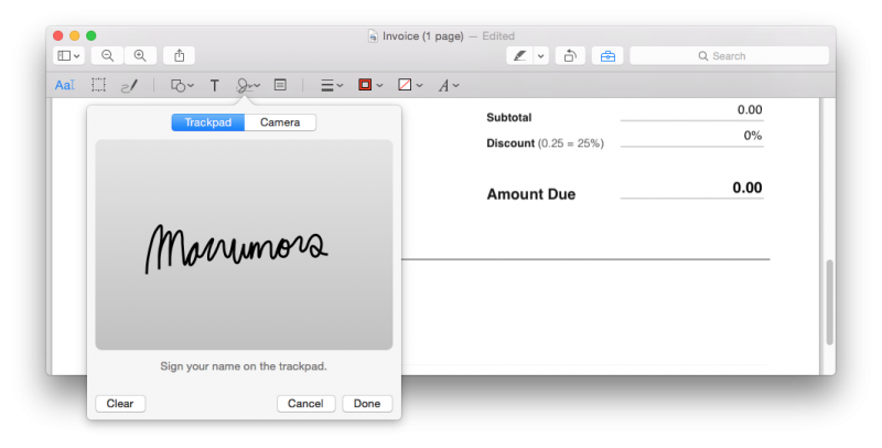 How To Use Preivew App On Mac For Signatures